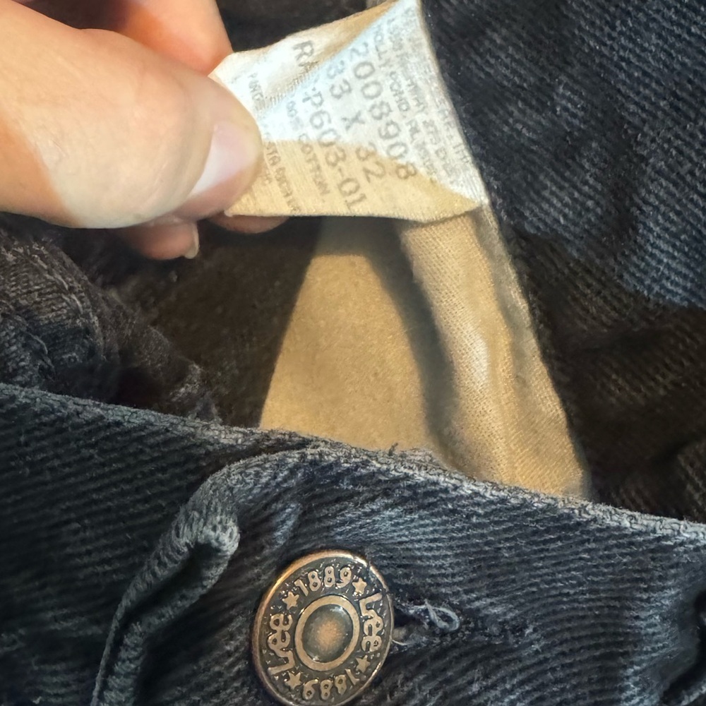 Lee Men's Dark Gray Slim Jeans - Picture 4 of 4
